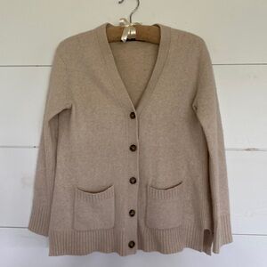 Jenni kayne everyday wool cashmere cardigan fits XXS